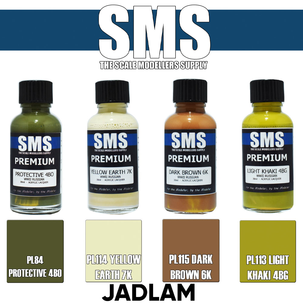 SMS Premium: Soviet WWII Armour Colour Set - Acrylic Lacquer Air Paint Bundle