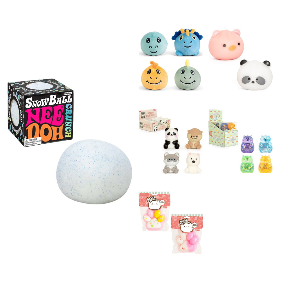 NeeDoh Snow Ball Crunch Cute Critters Bundle