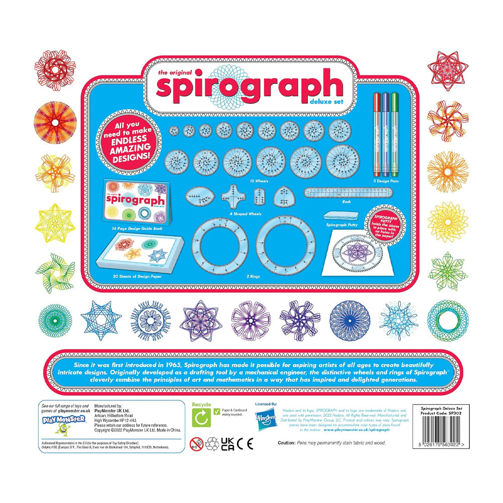 Spirograph Deluxe Set - 22 Pieces + Accessories w/Carry Case SP302