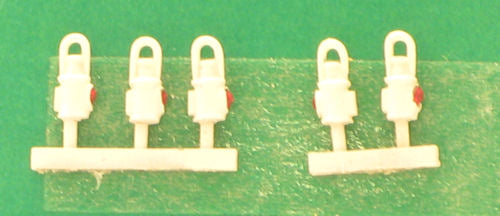 Springside DA20LNER LNER Tail Lamps (5) OO Gauge