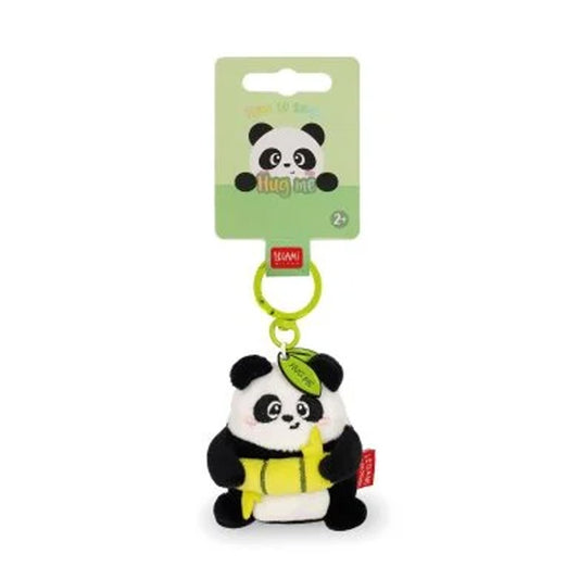 Legami Panda Plush Key Ring: How to say… Hug me SPK0002