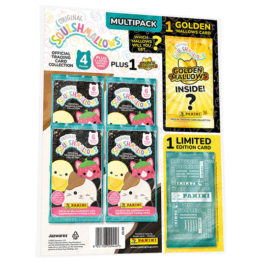 Panini Squishmallows Trading Cards - Multipack (4 Packs)