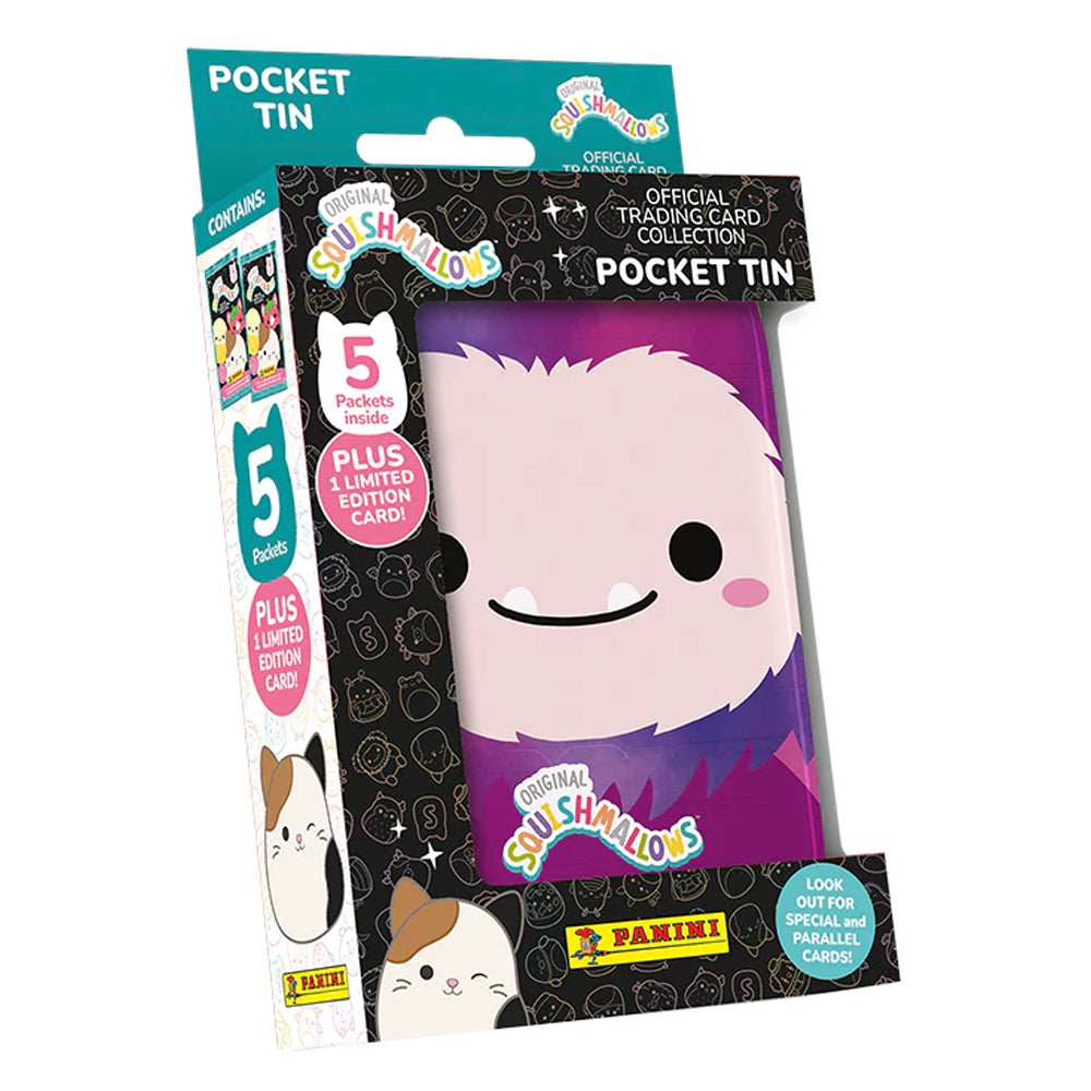 Panini Squishmallows Trading Cards - Pocket Tin (5 Packs)