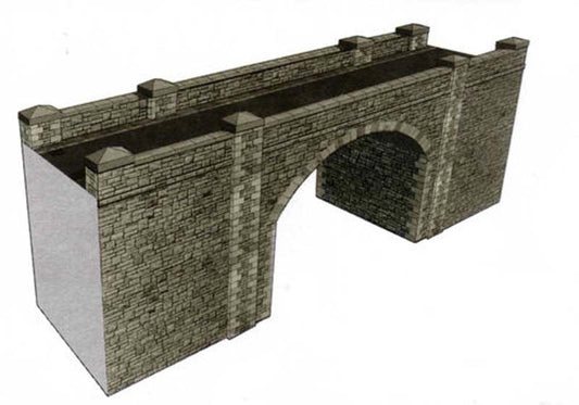 Superquick Stone Bridge/Tunnel Entrance Card Kit OO Gauge SQA16