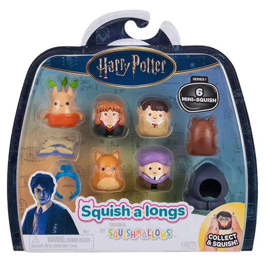 Squishmallows: Squish-a-longs - Harry Potter Clip-a-longs 6-Pack Style 1