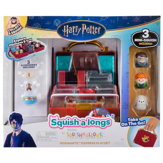 Squishmallows: Squish-a-longs - Harry Potter Hogwarts Express Playset