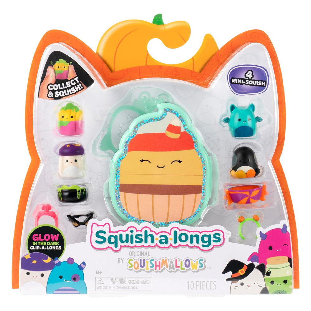 Squishmallows: Squish-a-longs - Halloween Clip-a-longs 4-Pack - Style 1