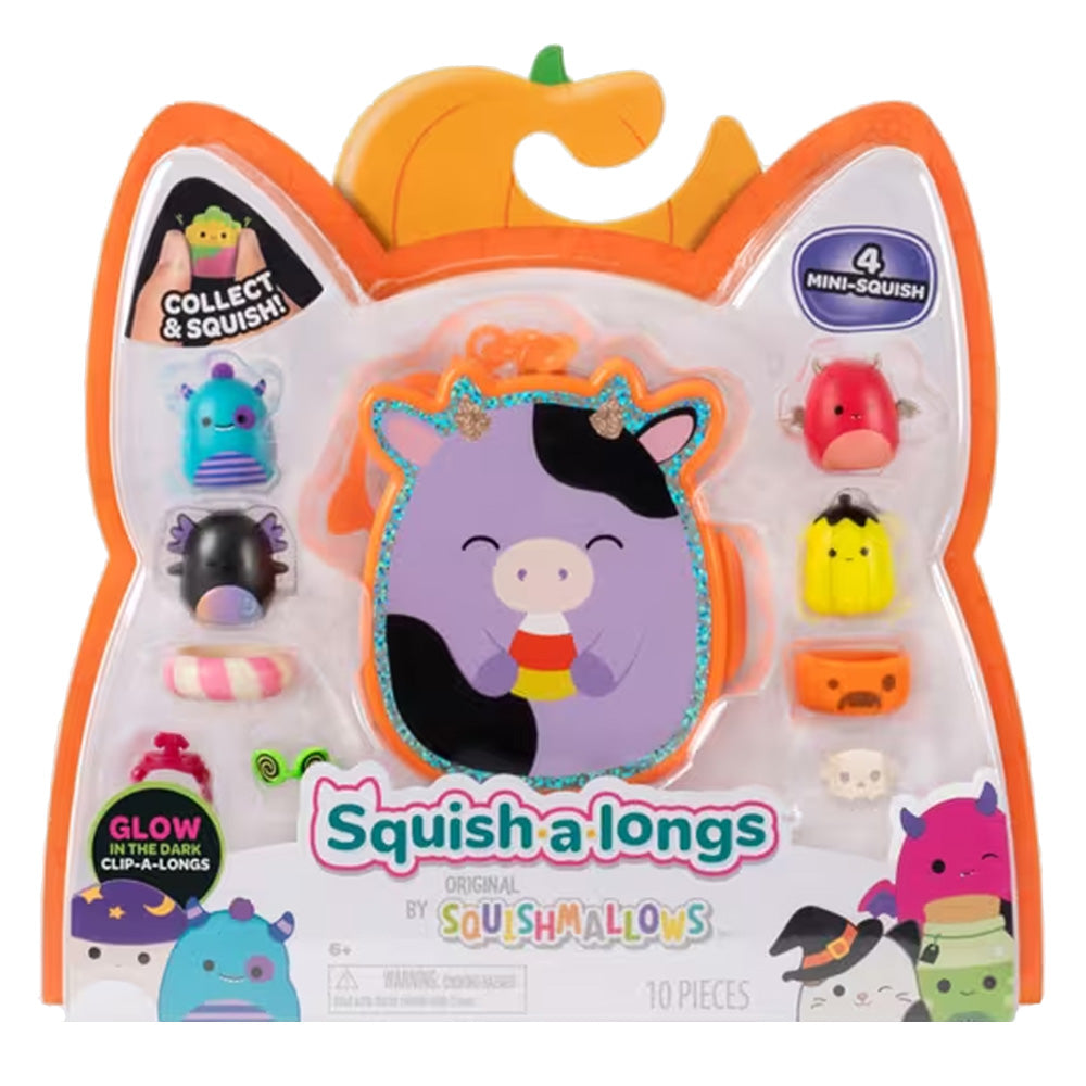 Squishmallows: Squish-a-longs - Halloween Clip-a-longs 4-Pack - Style 2