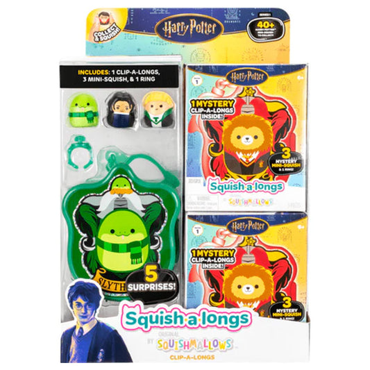 Squishmallows: Squish-a-longs - Harry Potter Clip-a-longs Mystery Blind Box