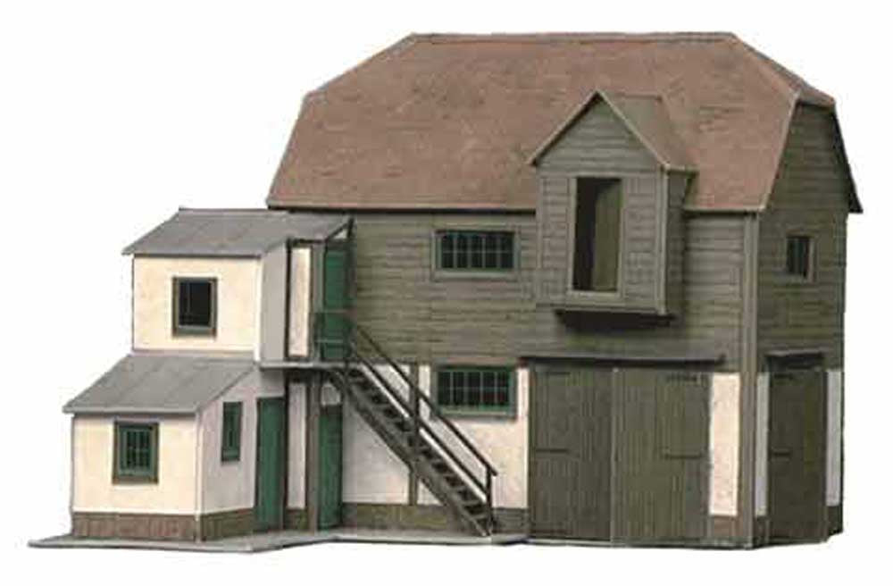 Superquick Farm Hay Loft & Barn Card Kit OO Gauge SQB26