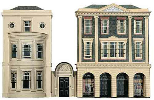 Superquick Regency Period Shops & House Card Kit OO Gauge SQC4