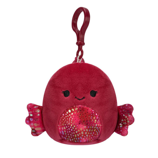 Squishmallows Barella - Raspberry Betta Fish 3.5" Clip-On Plush
