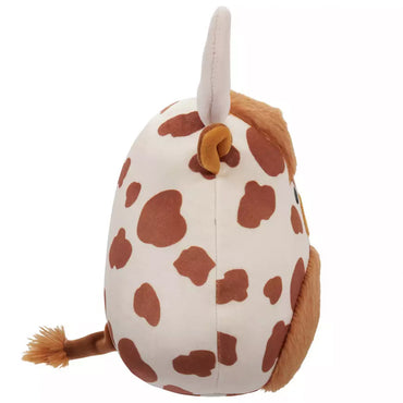 Squishmallows Alonzo the Brown and White Highland Cow 7.5" Plush Soft Toy