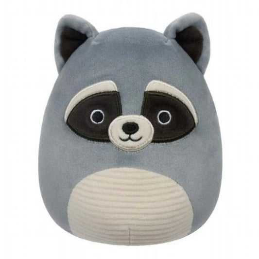 Squishmallows Rocky the Grey Raccoon w/White Corduroy Belly 7.5" Plush Soft Toy