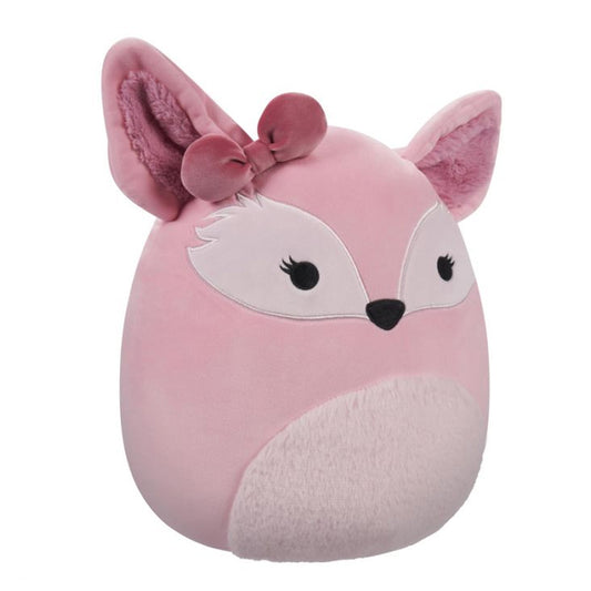 Squishmallows Miracle the Pink Fennec Fox with Bow 12" Plush Soft Toy