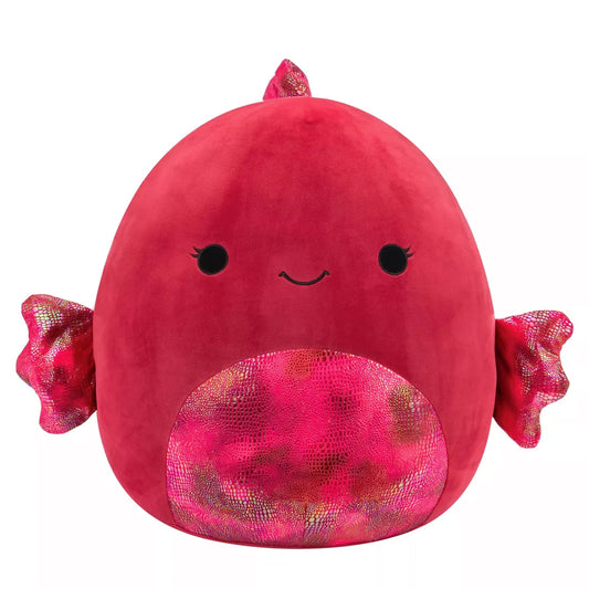 Squishmallows Barella the Raspberry Betta Fish 16" Plush Soft Toy