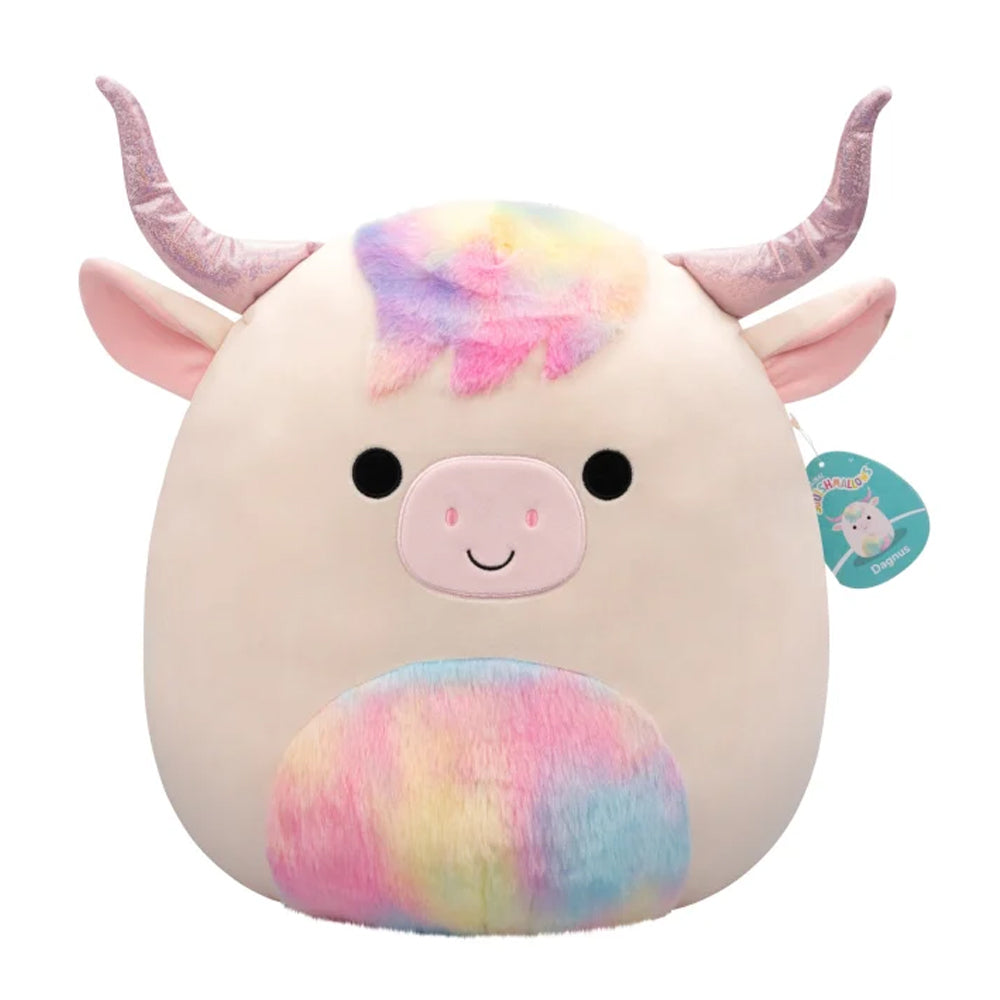 Squishmallows Dagnus the Tan Highland Cow 16" Plush Soft Toy