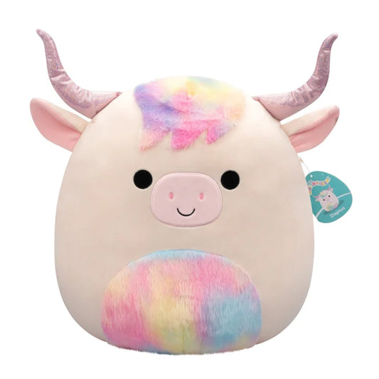 Squishmallows Dagnus the Tan Highland Cow 16" Plush Soft Toy