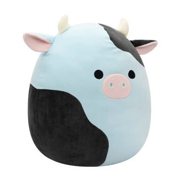 Squishmallows Cillian the Blue & Black Cow 20" Plush Jumbo Soft Toy