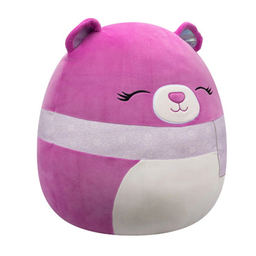 Squishmallows Crisanta the Purple Bear w/Scarf 20" Plush Jumbo Soft Toy