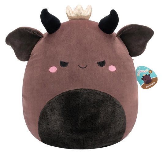 Squishmallows Ambergris the Burgundy Goblin King 16" Large Plush Soft Toy