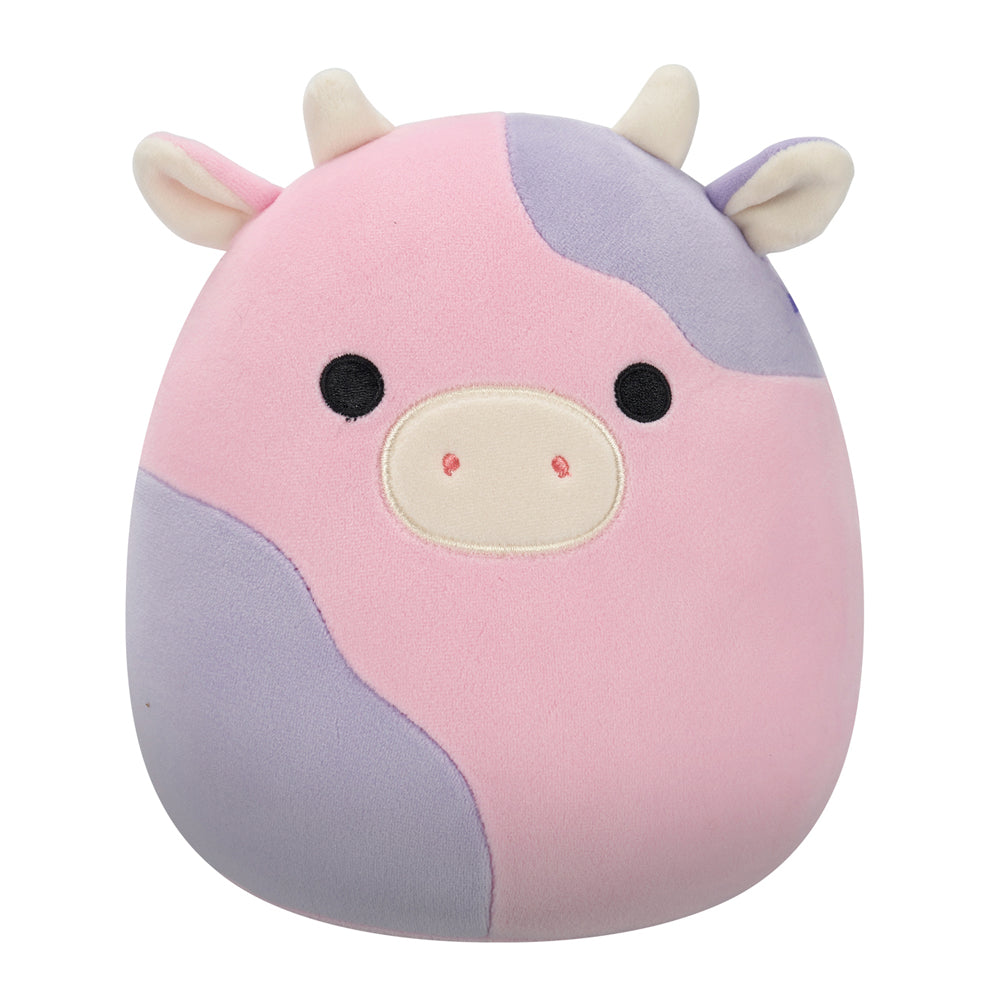 Squishmallows Patty the Pink & Purple Cow 7.5" Plush Soft Toy SQCR07425