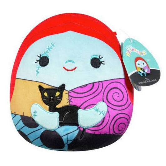 Squishmallows Nightmare Before Christmas Sally w/Black Cat 8" Plush Soft Toy