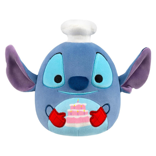 Squishmallows Disney: Stitch Chef with Cake 8" Plush Soft Toy
