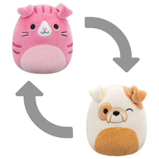 Squishmallows Geraldine and Brock Flip-a-Mallows 5" Plush Soft Toy