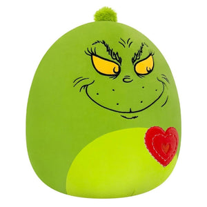 Squishmallows The Grinch w/Heart Christmas 8" Plush Soft Toy