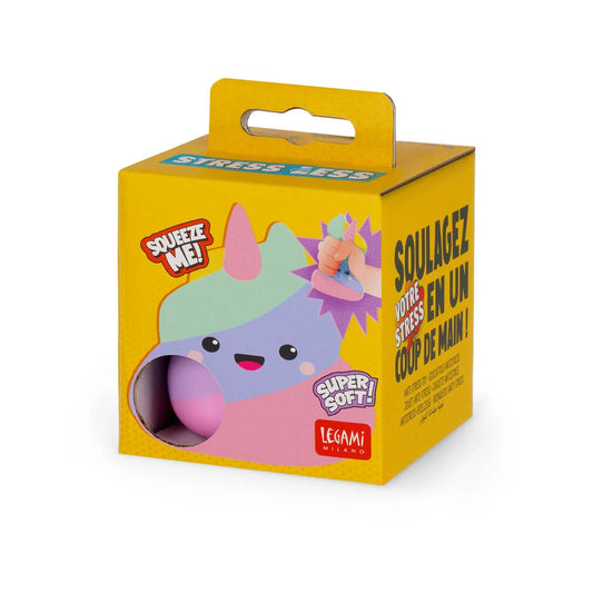 Legami Stress Less - Rainbow Poo - Stress Relief Toy