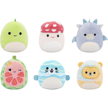 Squishmallows Micromallows 2.5" Plush 6-Pack (Cortez, Floyd, Leonard, etc)