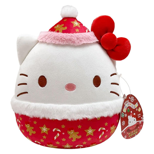 Squishmallows Sanrio Hello Kitty: Hello Kitty Christmas 8" Plush Soft Toy