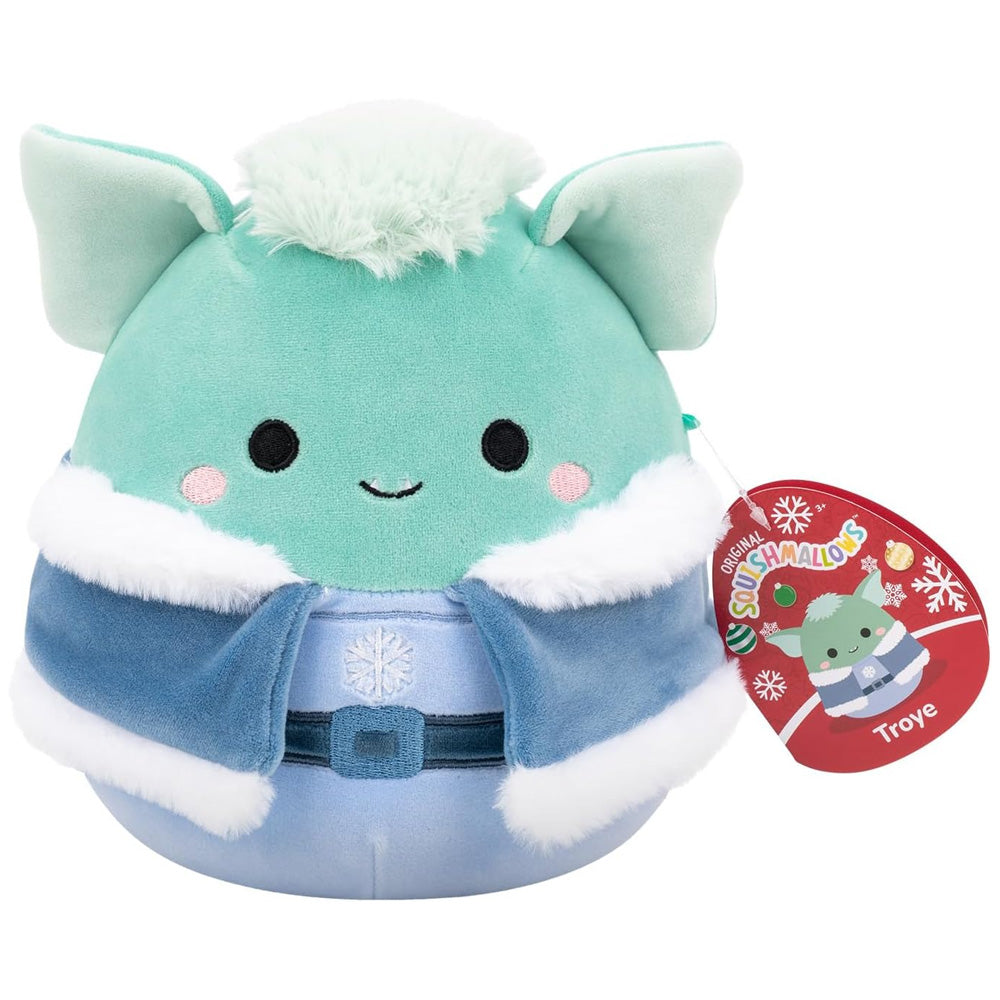 Squishmallows Troye the Teal Troll Christmas 7.5" Plush Soft Toy