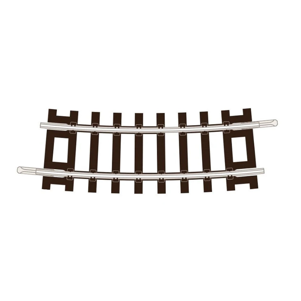 PECO ST-1250 No.2 Radius Half Curve (4-Pack) Code 55 Setrack TT:120