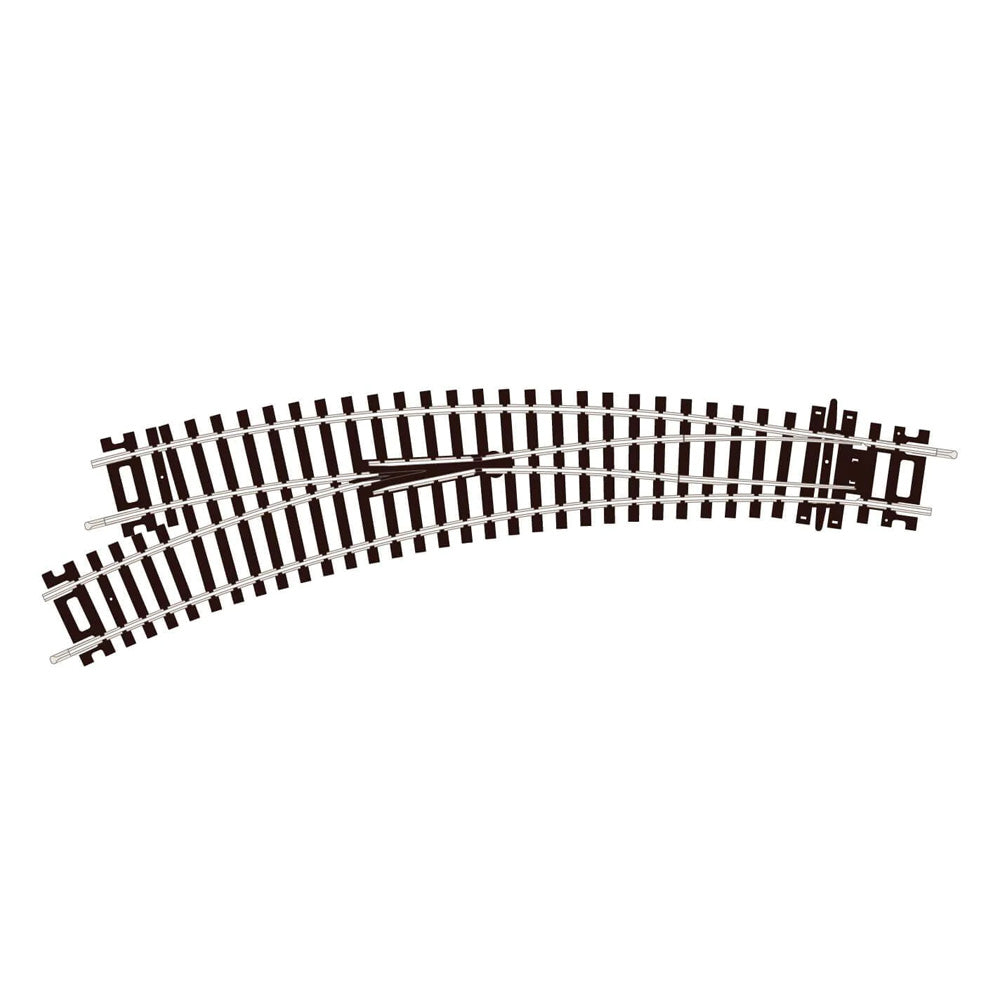 PECO ST-245 Curved Double Radius L/H Turnout Insulfrog Setrack OO/HO Track