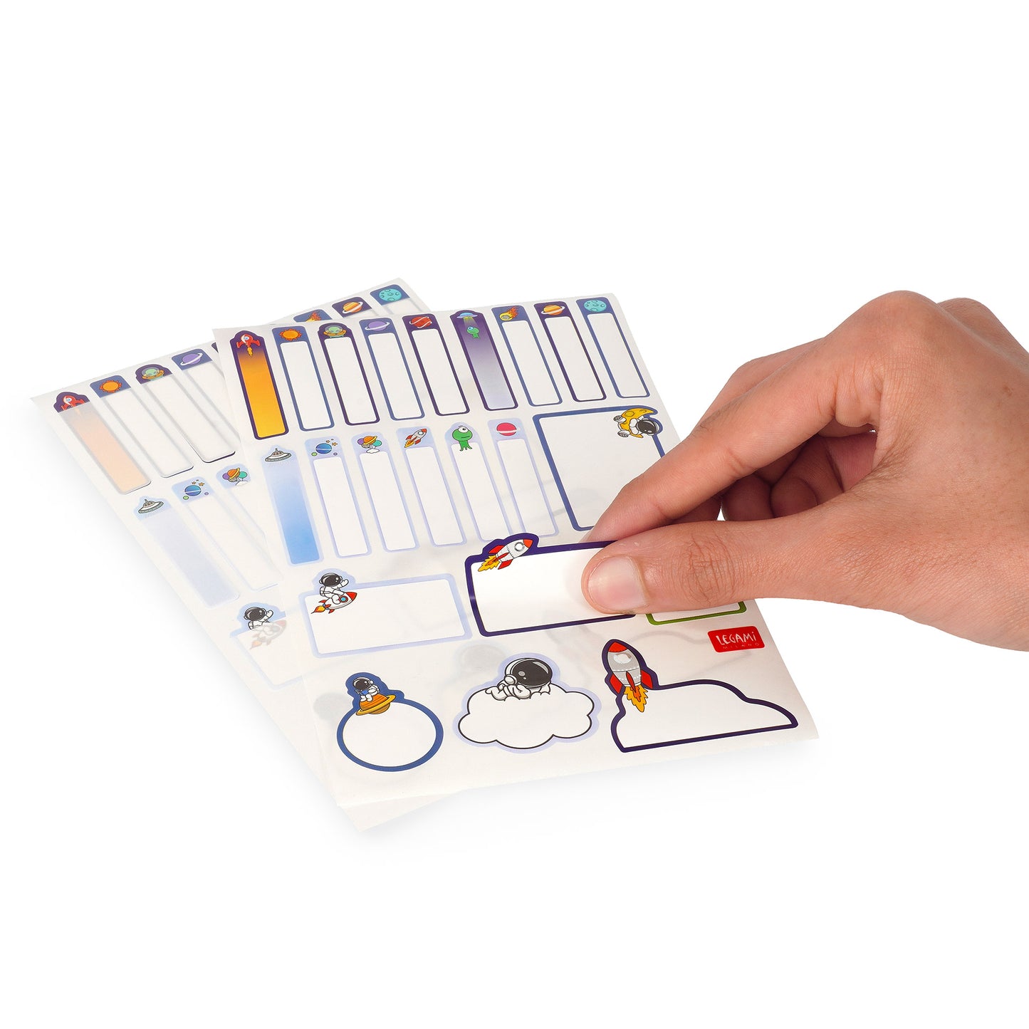 Legami My Name Is... Set of 66 Adhesive Labels - Space