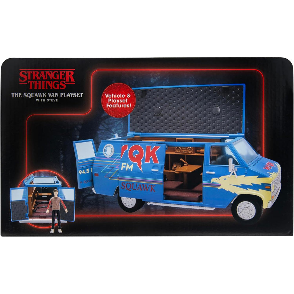 Stranger Things: The Squawk Van Playset with Steve Figure