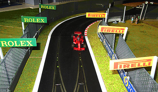 SLOT TRACK SCENICS AB1-RP Advertising Boards Rolex Pirelli - for Scalextric