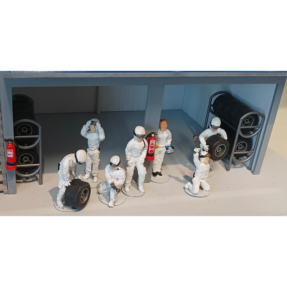 SLOT TRACK SCENICS Modern Garage for Scalextric Layout Building