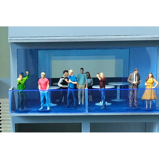 SLOT TRACK SCENICS Modern VIP Area for Scalextric Layout