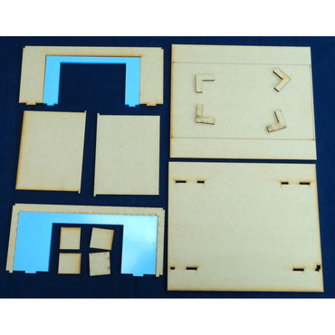 SLOT TRACK SCENICS Modern VIP Area for Scalextric Layout