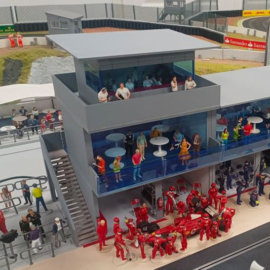 SLOT TRACK SCENICS Modern Control Tower for Scalextric Layout Building