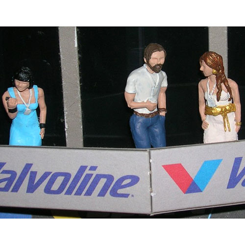 SLOT TRACK SCENICS Fig3 Corporate Guests Pack B 3 Vips - for Scalextric