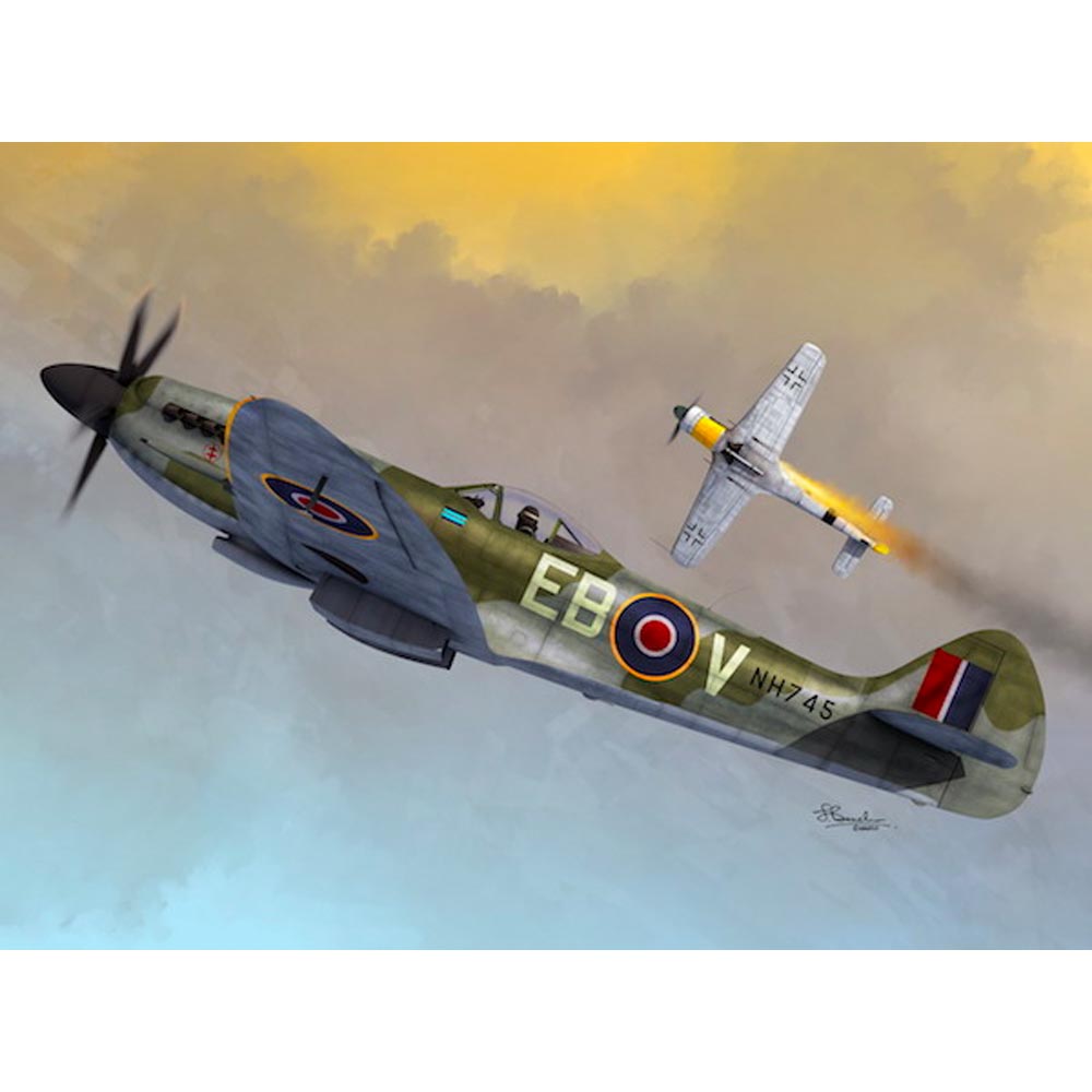 Sword 72096 Supermarine Spitfire Mk.XIVC/E Bubbletop 1:72 Model Kit