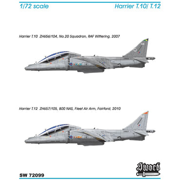 Sword 72099 BAe Harrier T.10/12 1:72 Model Kit