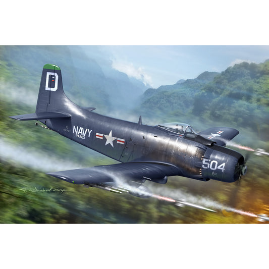Sword 72151 Douglas AD-3/4 (Early) Skyraider over Korea 1:72 Model Kit