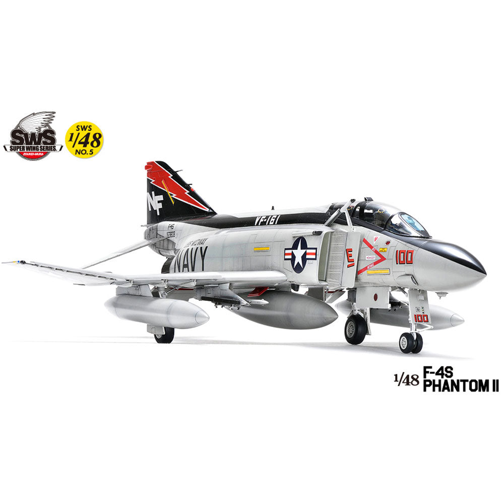 Zoukei Mura SWS48-05 F-4S Phantom II 1:48 Plastic Model Aircraft Kit