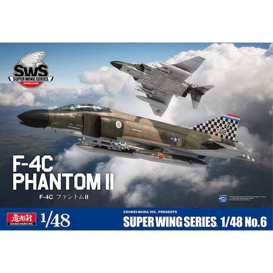 Zoukei Mura SWS48-06 F-4C Phantom II (Super Wing No.6) 1:48 Model Kit