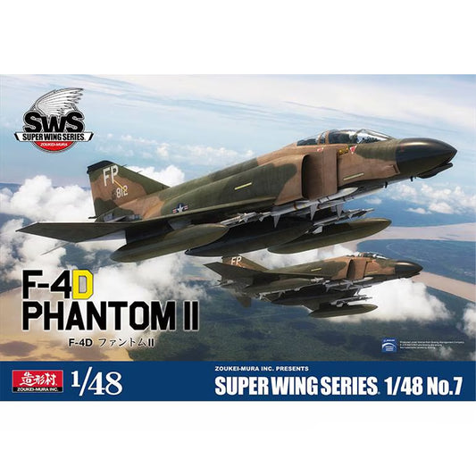 Zoukei Mura SWS48-07 F-4D Phantom II (Super Wing No.7) 1:48 Model Kit